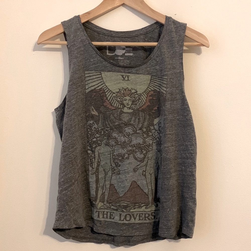 Urban outfitters tarot card – The lovers tank top